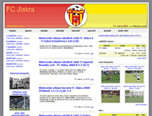 Tablet Screenshot of fcjiskra.com